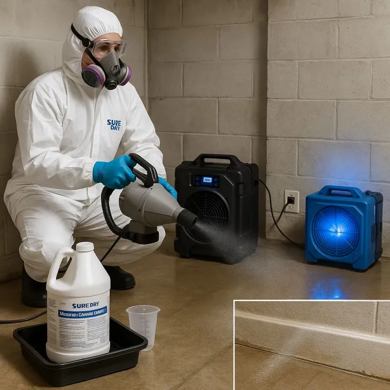 Sanitization and Odor Removal process in Biltmore Forest, NC